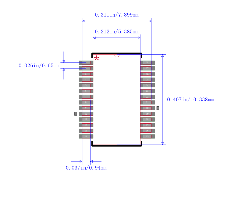 MAX1270BCAI+封装图