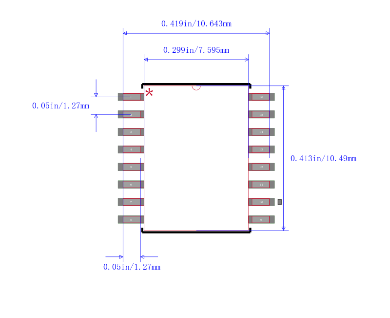 MAX510AEWE+T封装图