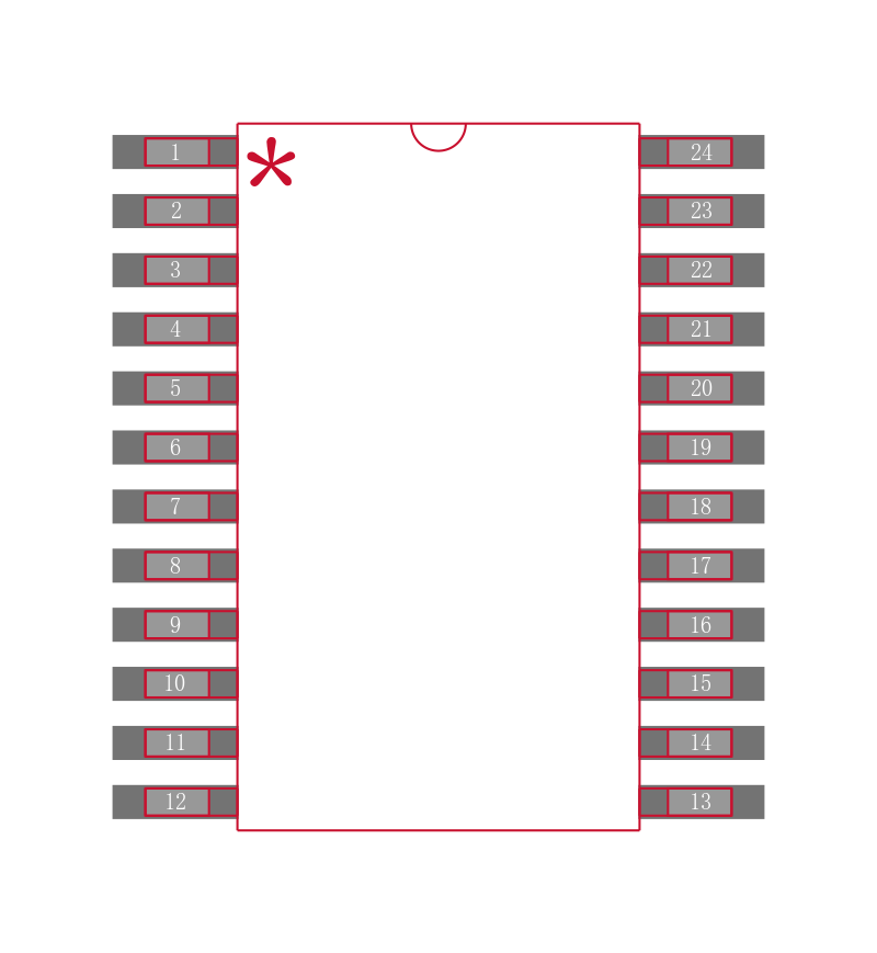 MAX1302BEUG+T封装焊盘图