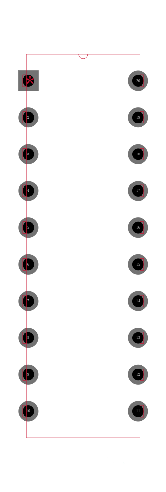 MAX146BEPP+封装焊盘图