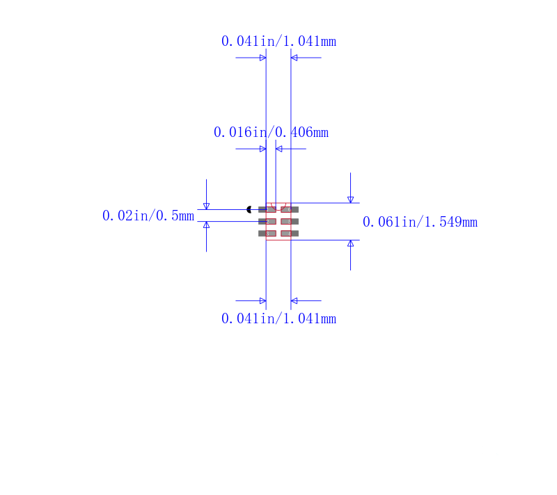 MAX9610TELT+T封装图