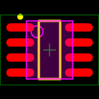 MCP14E10-E/SN封装焊盘图