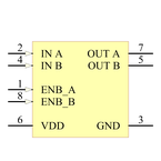 MCP14E10-E/SN引脚图