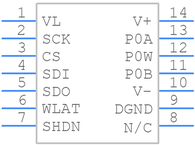 MCP41HV51-103E/ST引脚图