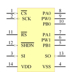 MCP42010T-I/SL引脚图