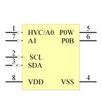 MCP4562-103E/MS引脚图