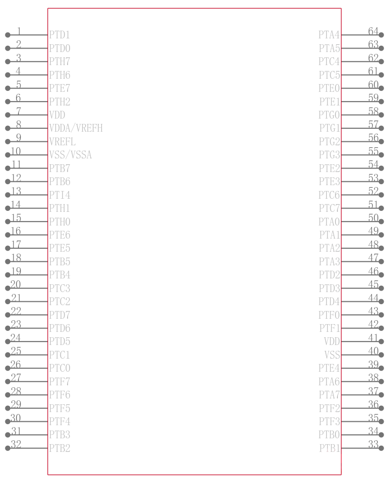 MKE06Z128VLH4引脚图