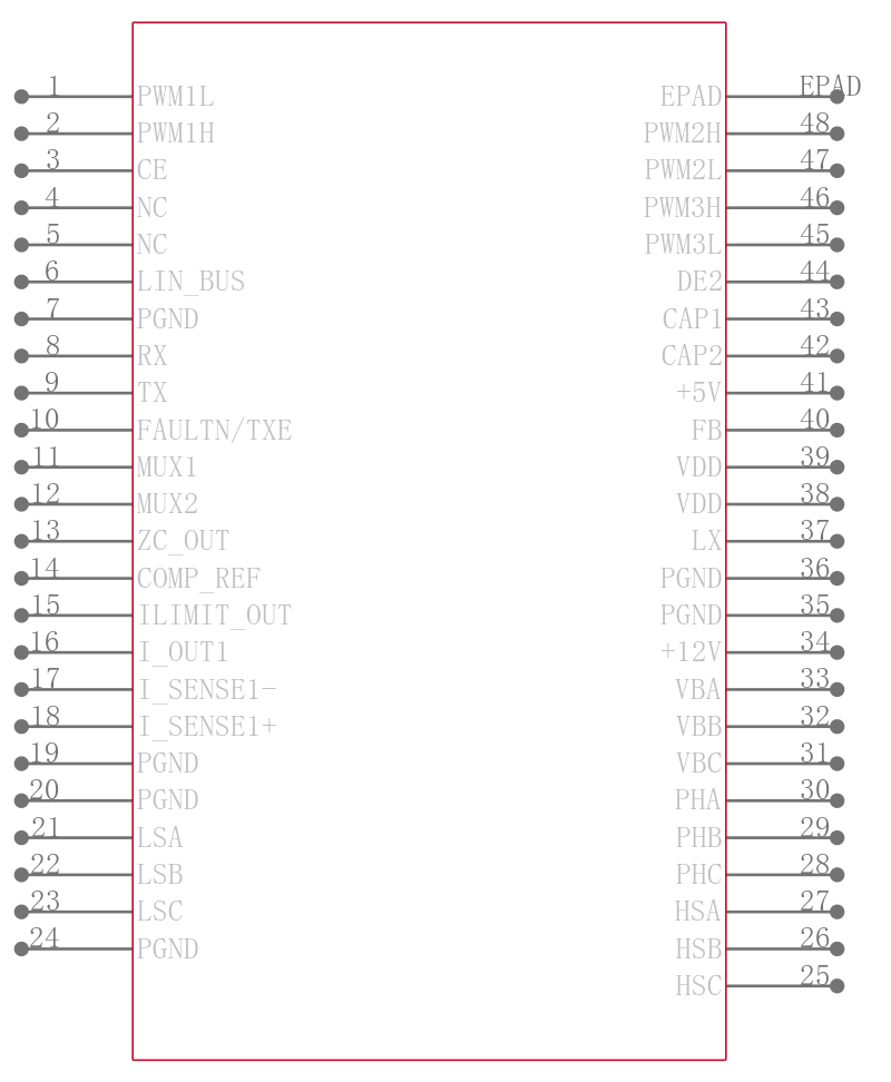 MCP8025-115E/PT引脚图