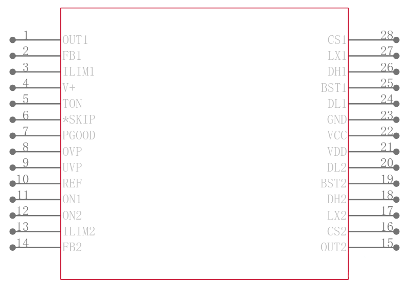 MAX1845EEI+T引脚图