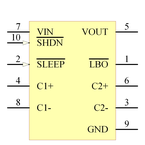 MCP1257-E/UN引脚图
