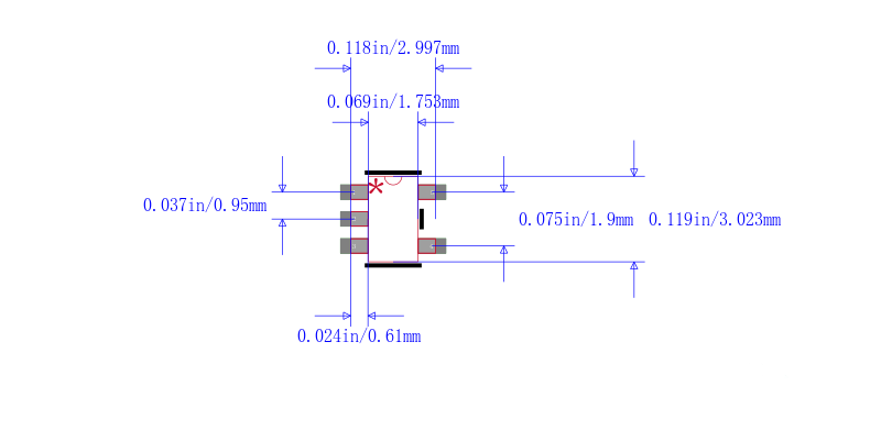 MIC5219-3.3YM5-TR封装图