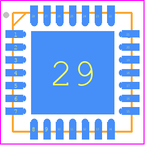 MCP25625T-E/ML封装焊盘图