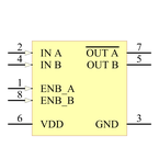 MCP14E11-E/SN引脚图