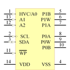 MCP4661-104E/ST引脚图
