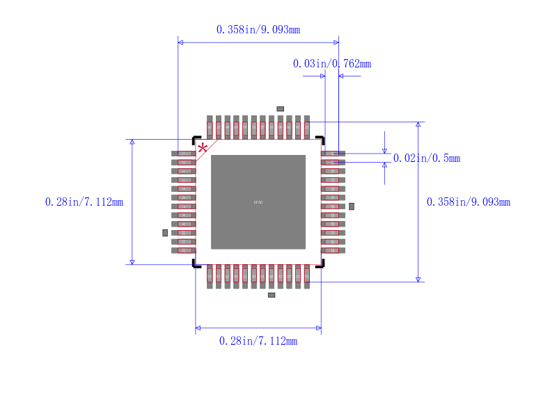 MAX9268GCM/V+TGG5封装图