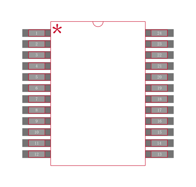 MCP3905LT-E/SS封装焊盘图