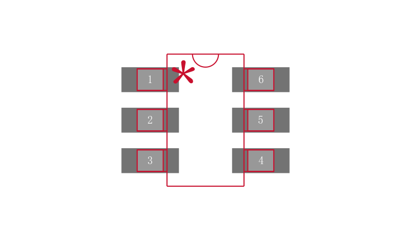 MCP73826-4.1VCHTR封装焊盘图