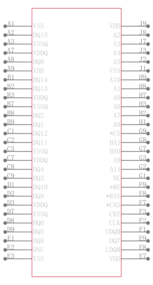 MT48H8M16LFB4-75 IT:K TR引脚图