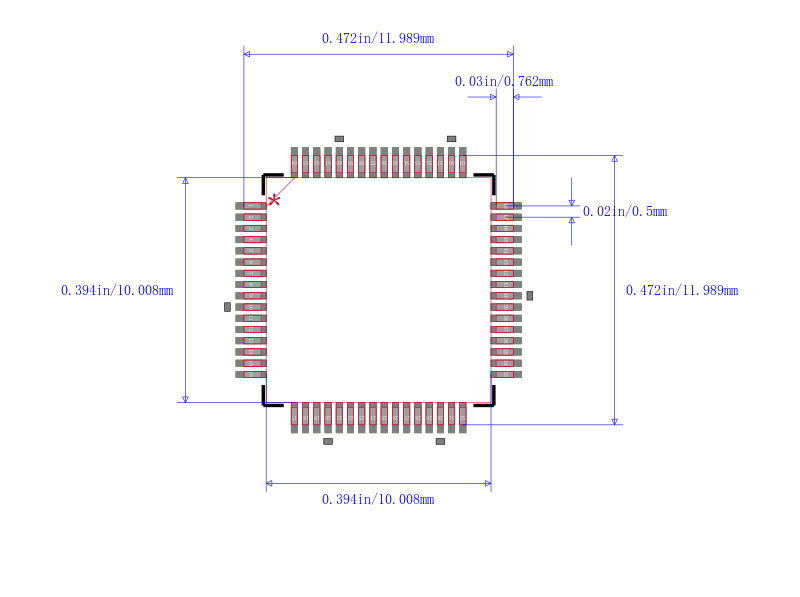 MKE15Z256VLH7封装图