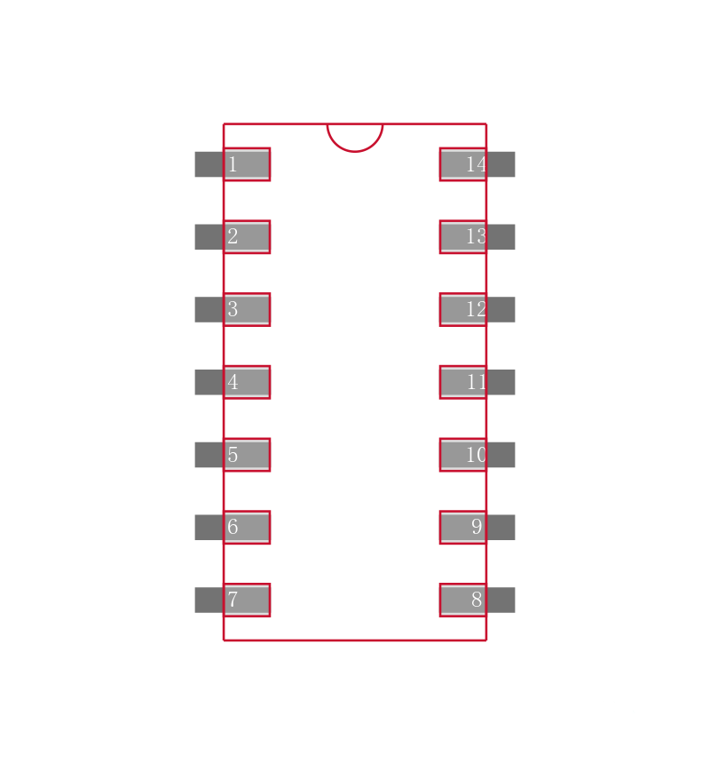 MAX30105EFD+封装焊盘图