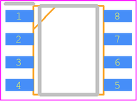 MLX91208LDC-CAH-000-TU封装焊盘图