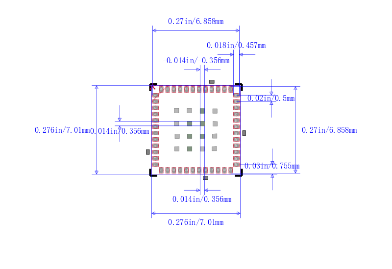 MKW41Z256VHT4封装图
