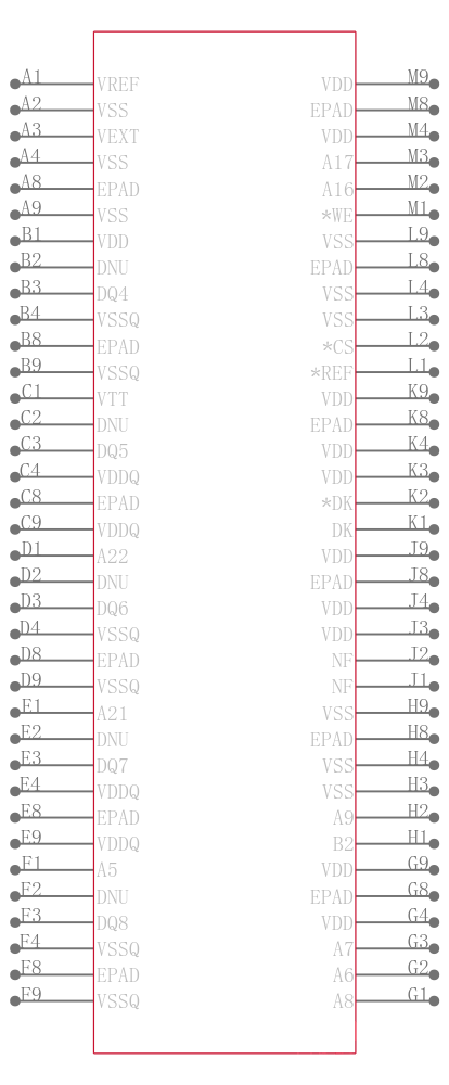 MT49H32M18BM-25:B TR引脚图