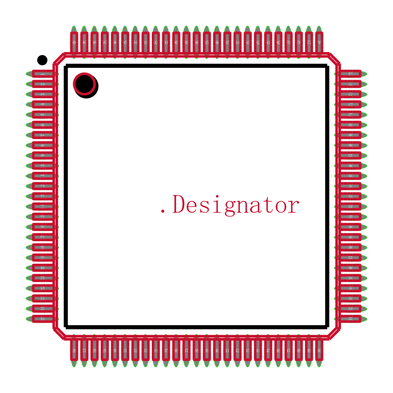 MSP432P401RIPZR封装图