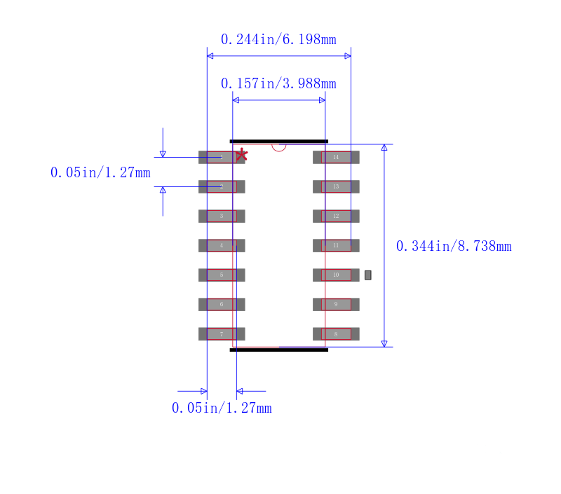 MAX1482ESD封装图