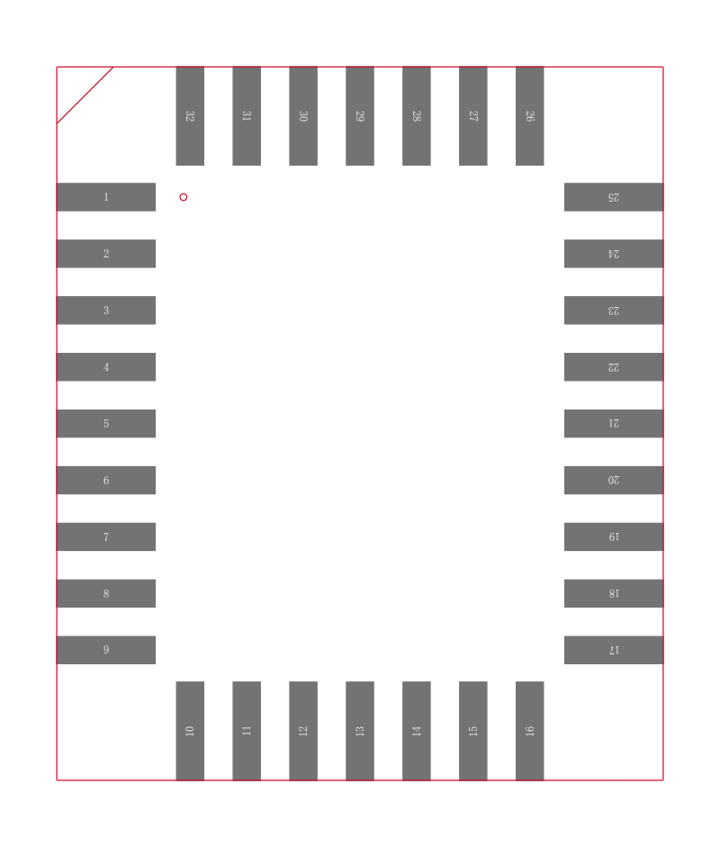 M27C2001-12C6封装焊盘图