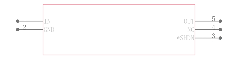 MAX8511EXK15+引脚图