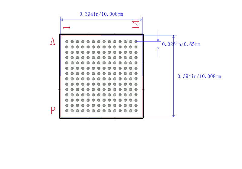 MIMXRT1064DVL6A封装图