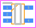 NSQA6V8AW5T2G封装焊盘图