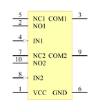 NLAS4684MR2G引脚图