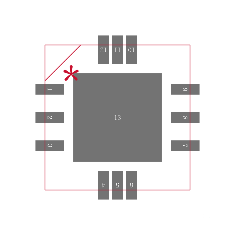 OPA567AIRHGRG4封装焊盘图