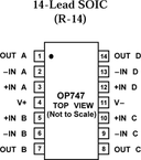 OP747ARUZ-REEL电路图