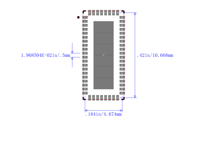 PI3VDP612-AZFE封装图