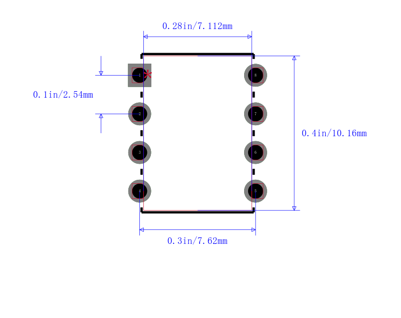 PIC12LF1501-E/P封装图