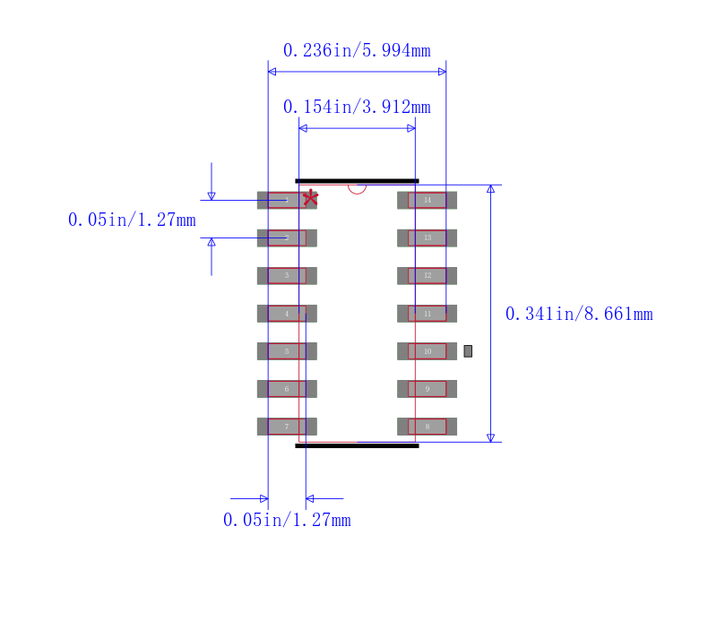 PIC16LF1824-E/SL封装图