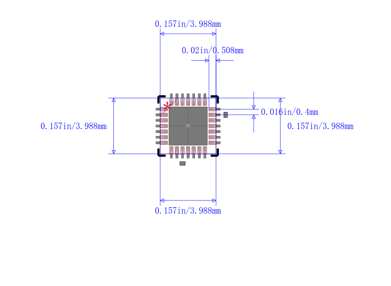 PIC16LF722AT-I/MV封装图
