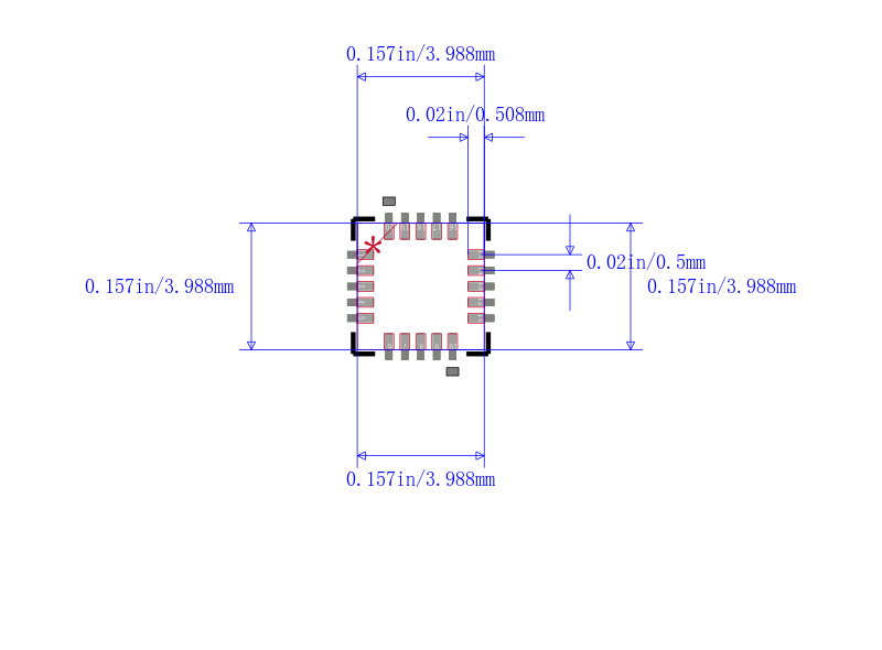 PIC18LF13K22-E/ML封装图