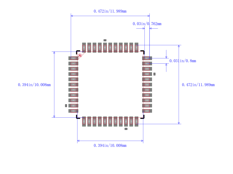PIC16LF1789-E/PT封装图