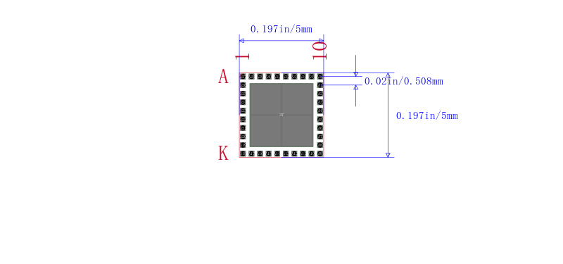 PIC32MX120F032CT-50I/TL封装图