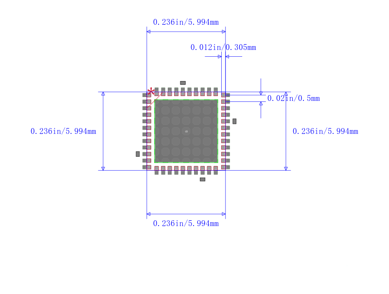 PIC32MX120F032DT-50I/TL封装图