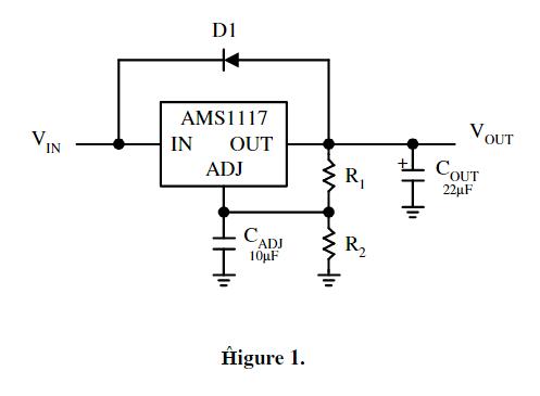 AMS1117-3.3电路图