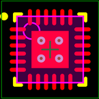 ADF4360-8BCPZ封装焊盘图