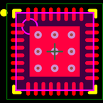 ADL5811ACPZ-R7封装焊盘图