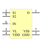 ADG419BRZ-REEL7引脚图