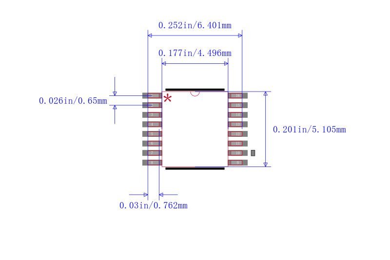 PI3USB14-ALE封装图