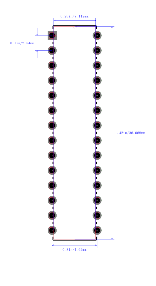PIC16LC73A-04/SP封装图